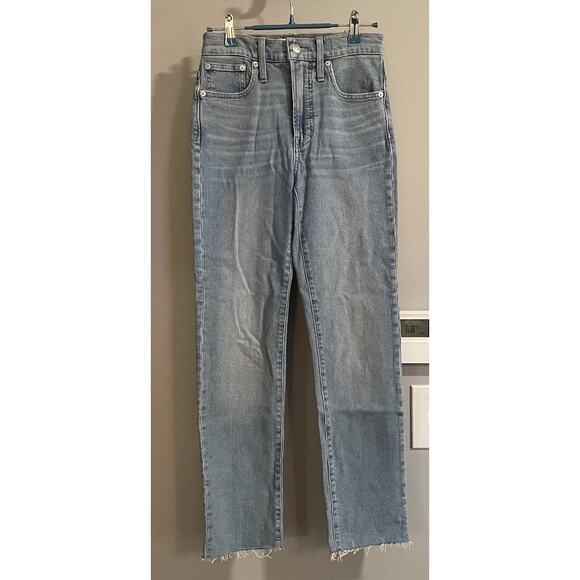 Madewell Denim - Madewell Jeans The Perfect Vintage Denim Raw Frayed‎ Hem 5 Pocket Sz 23 New